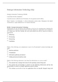 Strategic Information Technology help  Strategic Information Technology (BZ400)  I need help with this assignment.  I need the answers within the next 50 minutes. It's ten questions and it's MCQ.  Book: Valacich, J., & Schneider, C. (2014). Informat