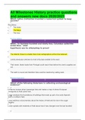 All Milestones History practice questions and answers new docs 2020&sol;2021 