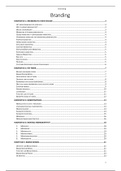 Samenvatting  Branding &lpar;YC0972&rpar;