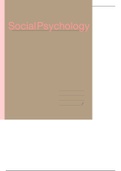 Social Psychology Book Summary 