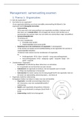 samenvatting Management