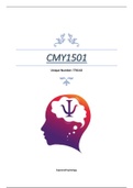 CMY1501 Assignment 1 Semester 1 2021