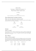 MAC 2313 Final_Exam_Study_Guide_Notes Calculus & Analytical Geometry 3