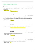NURS 6541 FINAL EXAM QUESTIONS AND ANSWERS {2020/2021}