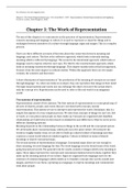 Article summary&colon; The Work of Representation &lpar;Chapter 1&rpar; - Hall&comma; S&period; &lpar;1997&rpar;