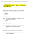 NURS 6512N Week 5 Quiz with Answers &lpar;40&sol;40 Points&rpar; Good Scores