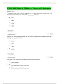PSYC304 Week 4 -Midterm Exam with Answers(latest 2021).