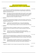 Latest Advanced Pharmacology NURS 6521 Comprehensive Study Guide >Grade A 2020 
