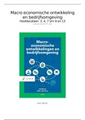 Samenvatting Macro economische ontwikkelingen en bedrijfsomgeving, ISBN: 9789001734626  Marktscan