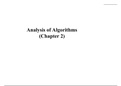 Analysis of Algorithms