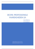 OE39b: Professionele Vaardigheden. 2A