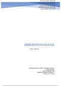 OE404: Arbeidspsychologie