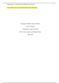 NR 554 Week 1 DQ Connecting Workplace Issues with Policy&period;