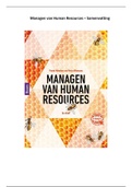 VOLLEDIGE Samenvatting ''Managen van Human Resources'' 