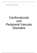 NURSING NSG 6340 S cardio 2019&sol;2020 final &lpar;Cardiovascular and Peripheral Vascular Disorders&rpar;