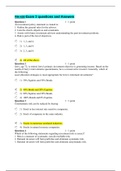 FIN 430 Exam 3 questions and Answers Graded A+