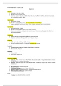 Patho NR283 Exam 1 Study Guide (Chapter 1 to 20) GRADED A & LATEST