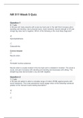 NR 511 Week 5 Quiz &lpar;Collection 2020&rpar;