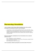 NURSING PN 124 Pharmacology Remediation