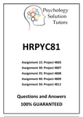 HRPYC81 Assignment 15 30 35 40 50 