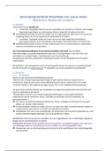 Handboek Rehabilitatie voor zorg en welzijn (H1 t/m H7 + H12)