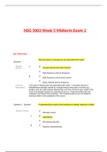 NSG 5003 Week 5 Midterm Exam 2