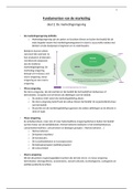 Samenvatting Principes van marketing, ISBN: 9789043034098  Fundamenten Van De Marketing deel 2: marketingomgeving.