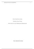 Week 4 Clinical Pearl Case Study Chamberlain College of Nursing NR 602&colon; Primary Care of the Childbearing and Childrearing Family &lpar; latest 2022&sol;2023&rpar; complete solution