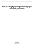 Volledige samenvatting Opsporing en Vervolging in Europees perspectief