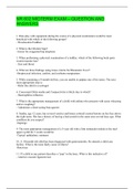 NR 602 MIDTERM EXAM &ndash; QUESTION AND ANSWERS
