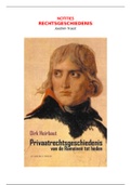 Notities Rechtsgeschiedenis