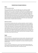 Essay Unit 27 - Industrial Uses of Inorganic Substances (D/502/5572) P4, P5, M2, M3 & D2