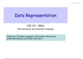 Data Representation in ML