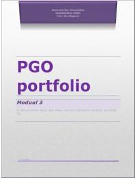 PGO portfolio moduul 3 jaar 1