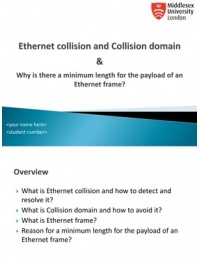 Ethernet collision and a Collision domain