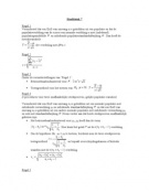 Handdocument regels en formules Statistiek 1