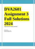 DVA2601 Assignment 3 &lpar;COMPLETE QUESTIONS & ANSWERS&rpar; 2024 &semi;100 &percnt; TRUSTED workings&comma; Expert Solved&comma; Explanations and Solutions&period; 