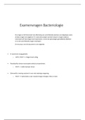 Examenvragen Bacteriologie Uitgewerkt