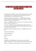 NSG 3450 &sol;NSG3450 CURRENT BUNDLED EXAMS WITH QUESTIONS AND VERIFIED ANSWERS