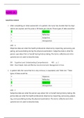 c1 CNURSING 295 - Questions & Answers (100% Correct)