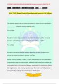 D096 WGU Exam Practice Questions and Answers &lpar;100&percnt; Pass&rpar;
