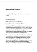 PATHO3300 Humanistic Nursing