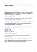 Certification Questions and Answers 2024