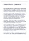 Chapter 4 System Components Questions and Answers