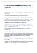 Ch&period; 83 Evaporative Emission Control Systems Questions with solutions