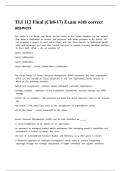 TLI Exam -1 with 100- correct answers&period;