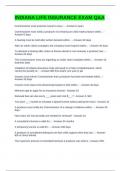 INDIANA LIFE & HEALTH INSURANCE EXAM  BUNDLE &lpar;RATED A&plus;&rpar;