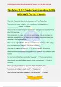 Firefighter 1 & 2 Study Guide &lpar;questions 1-100&rpar; with 100&percnt; Correct Answers