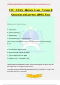 FPC &sol; CFRN - Review Exam - Version B Questions and Answers &lpar;100&percnt; Pass&rpar;
