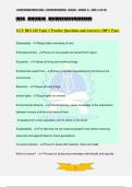 GCU BIO 220 Topic 1 Practice Questions and Answers &lpar;100&percnt; Pass&rpar;